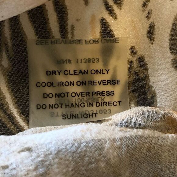 Pure Sugar Coastal Grandma Sheer Silk Waterfall Open Jacket/Top Size S - Picture 6 of 12